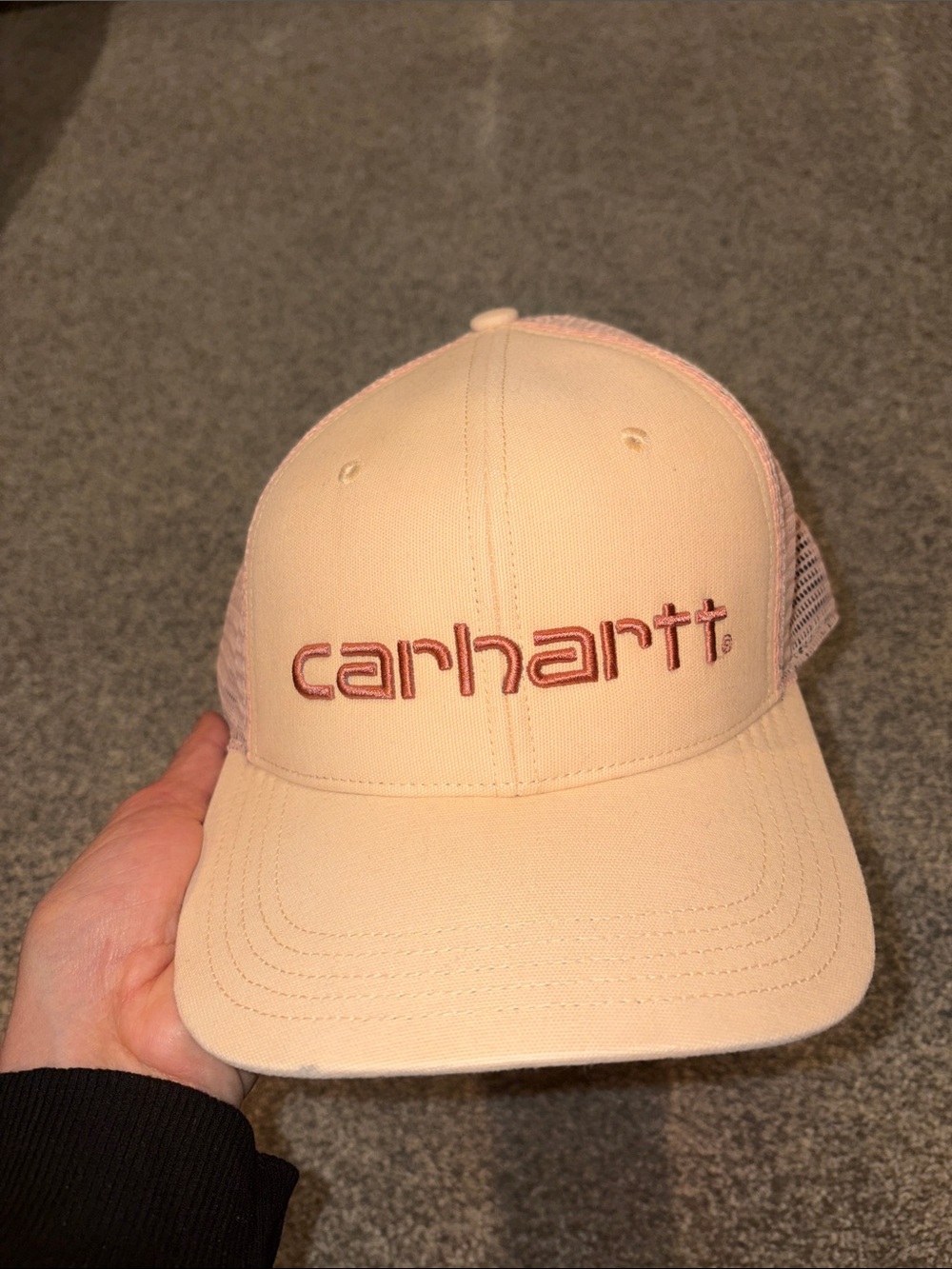 Carhartt Light orange Mesh-Back Trucker Cap
